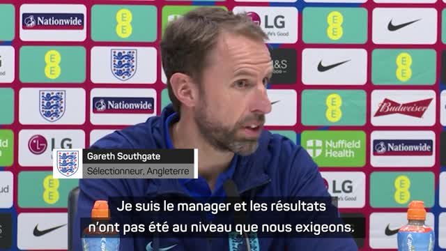 CdM 2022 - L'Angleterre déclassée, Southgate critiqué : C'est toujours le cas dans le football