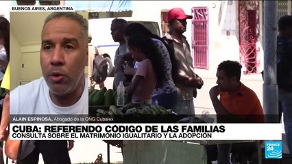 Alain Espinosa: "Código de las Familias cercena ampliamente un grupo de derechos"