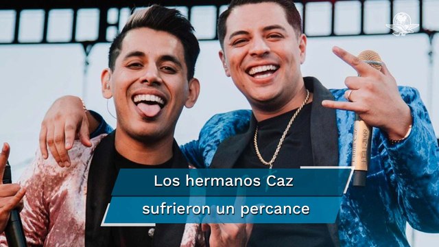Eduin y Johnny Caz, de Grupo Firme, sufren un accidente en el escenario