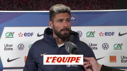 下载视频: Giroud : «Je ne me projette pas jusqu'au Qatar» - Foot - Ligue des nations - Bleus