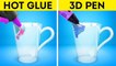GLUE GUN vs 3D PEN __ AMAZING CRAFTS FOR ANY OCCASION