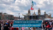 Fue controlado el ingreso anticipado en el Zócalo para ver a Grupo Firme: Gobierno CDMX