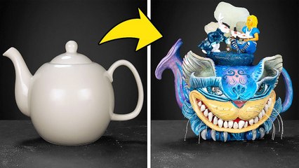 Teapot That Looks Like The Cat From Alice In Wonderland Movie