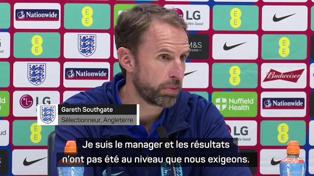 CdM 2022 - L'Angleterre déclassée, Southgate critiqué : C'est toujours le cas dans le football