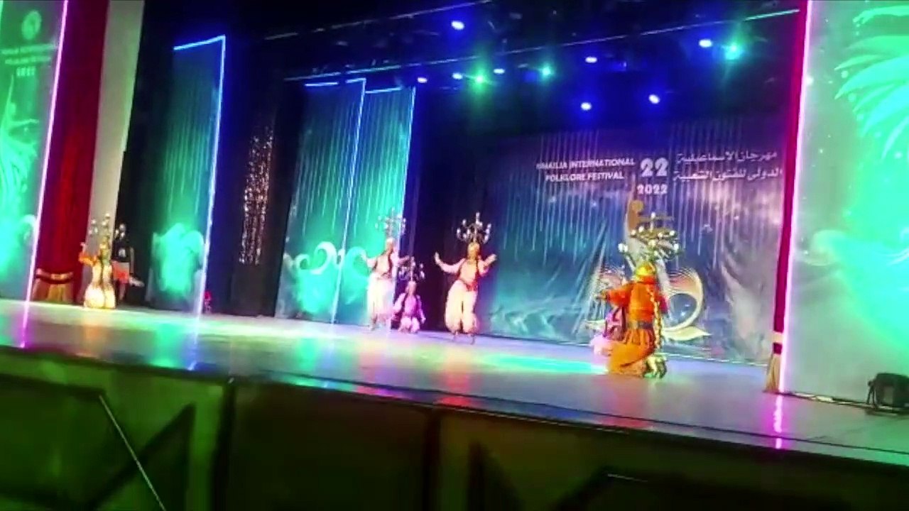 افتتاح مهرجان الإسماعيلية الدولي للفنون الشعبية الـ22