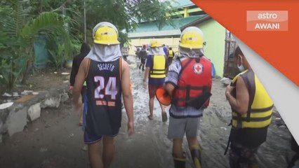 Taufan di Filipina | Kerja-kerja kerajaan digantung
