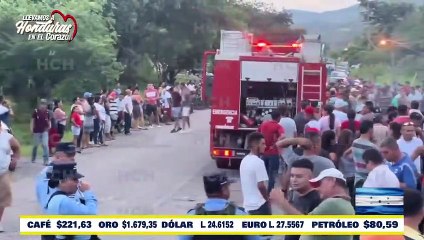 #HCHSanJerónimo| ¡Fatal! Vehículo en llamas impacta contra motocicleta dejando un muerto