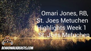 Omari Jones, St. Joes Metuchen with a big week 1