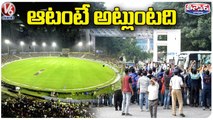 Huge Crowd At Uppal Stadium For IND Vs AUS T20 Match _ V6 Weekend Teenmaar