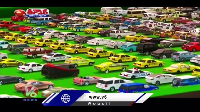 Mahabubnagar Boy Made Vintage & Modern Cars With Paper _ V6 Weekend Teenmaar (2)