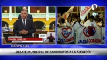 Debate municipal: Urresti evade preguntas sobre su candidato a teniente alcalde, José Luna Morales