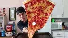 Matt Stonie vs 1 MASSIVE Slice of Pizza