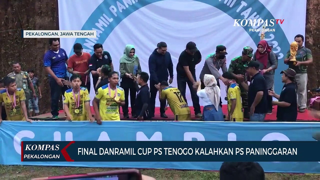 Final Danramil Cup PS Tenogo Kalahkan PS Paninggaran