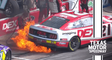 Harrison Burton’s car catches fire on pit road at Texas Motor Speedway