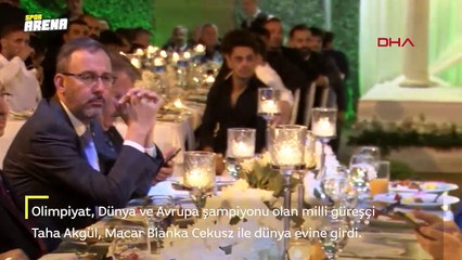 Taha Akgül, Bianka Cekusz ile dünya evine girdi