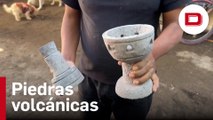 Artesanos mexicanos toman las piedras volcánicas como lienzo