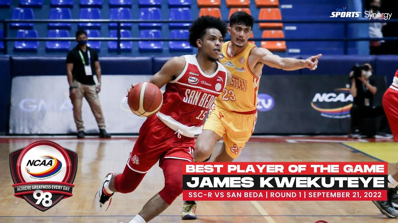 NCAA Season 98 | Best Player: James Kwekuteye (SBU vs SSC-R) | Men's Basketball Tournament Round 1