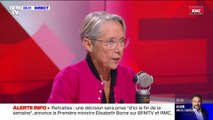 Élisabeth Borne sur les retraites: 