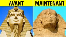 Des Monuments Célèbres Hier VS Aujourd’hui (Le Sphinx Avait Une Barbe !)