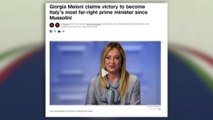 Con vittoria di Giorgia Meloni la stampa estera evoca Mussolini