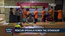 Pencuri Spesialis Robek Tas Ditangkap Polisi Polres Pelabuhan Makassar