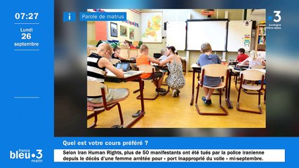 26/09/2022 - Le 6/9 de France Bleu Saint-Étienne Loire en vidéo