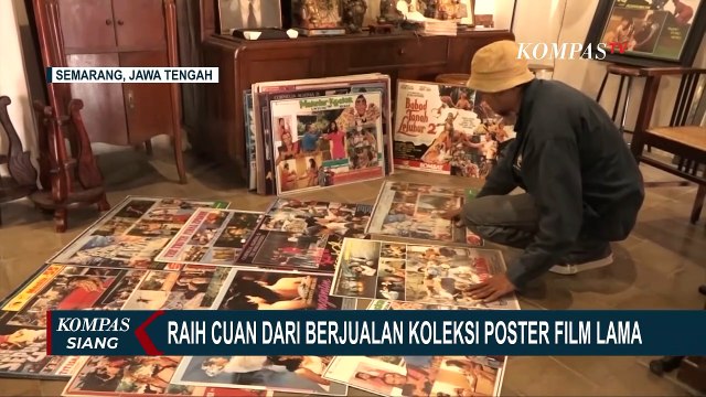 Cara Pria ini Raih Cuan Jutaan dari Berjualan Koleksi Poster Film Lama