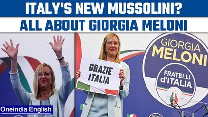 Italy: Far-right leader Giorgia Meloni poised to run Italy | Oneindia news *International