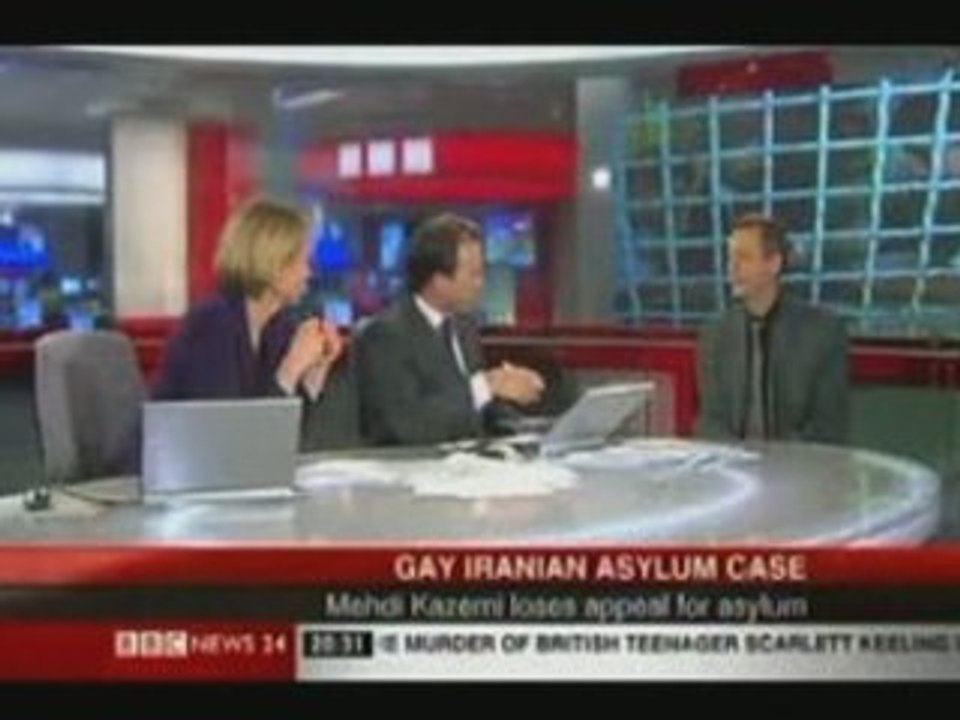 Mehdi Kazemi - Peter Tatchell: In Iran Gay Men Are Hanged