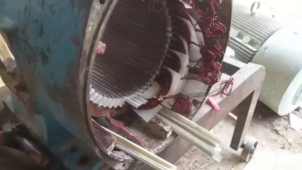 Marathon 100 HP 960 rpm motor winding