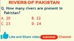 important pak study mcqs | most repeated mcqs | rivers of Pakistan | etea mcqs |nts | Educators Book