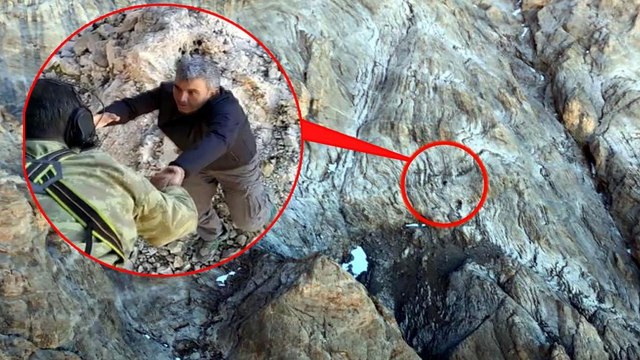 Yaylada mahsur kalan kişi Kara Kuvvetleri Komutanlığının helikopteriyle kurtarıldı