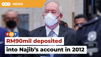 RM90mil deposited into Najib’s account in 2012, bank manager tells court