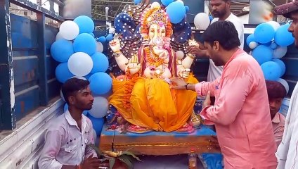 Ramesh Matiala participated in Ganpati Bappa immersion