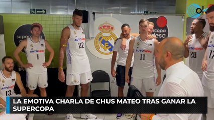 La emotiva charla de Chus Mateo tras ganar la Supercopa