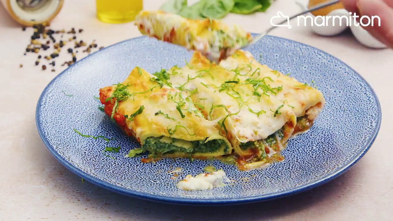Préparez de délicieux cannelonnis ricotta épinard, succès garanti !