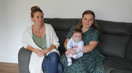 Baby in need of a liver transplant has his life saved by his mum's best friend