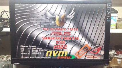 Descargar video: 2022 ASUS SABERTOOTH X58 BOOTABLE NVME M.2 SSD BIOS MOD BENCHMARK TEST