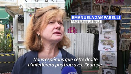 Législatives en Italie: réactions après la victoire de l'extrême-droite