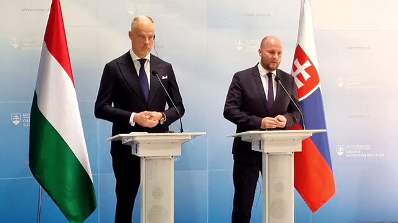 ZÁZNAM: J. Naď: SR chce s Maďarskom v oblasti obrany hľadať ďalšie formy spolupráce
