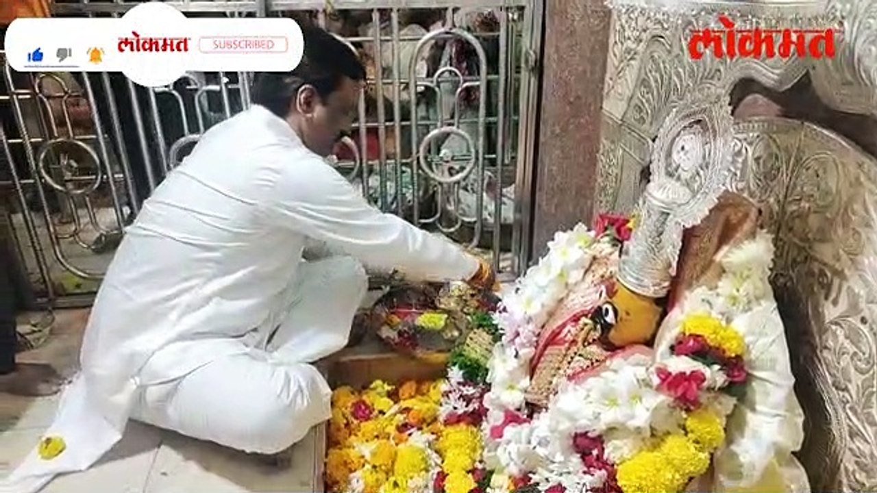 नवरात्रोत्सवाला प्रारंभ.. कर्णपुरा देवीची आरती.-