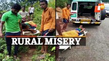 Pregnant Woman Carried On Stretcher, Delivers Baby Midway As Ambulance Fails To Reach Her | Odisha