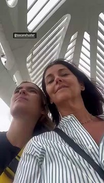 Cristiana Reali et sa fille Toscane