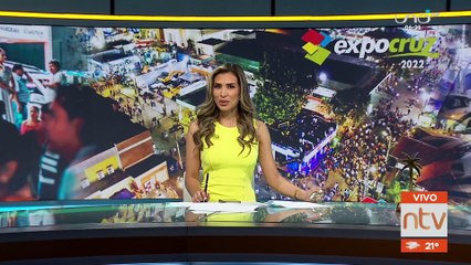 Expocruz regala un lote de terreno a un visitante.