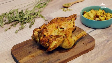 C'est parti pour un bon poulet rôti a la broche rapide et facile à faire !