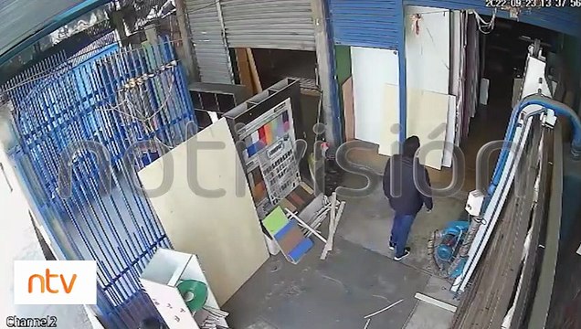 Inseguridad: Una pareja sustrajo objetos de valor de una tienda de melamina