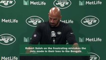 Robert Saleh on Frustrating Mistakes Jets Made Against Bengals