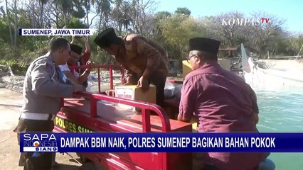 Download Video: Dampak BBM Naik, Polres Sumenep Salurkan Bantuan Bahan Pokok ke Lansia di Pulau Gili Iyang