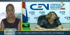 Autoridades electorales cubanas ratifican triunfo del Sí por el Código de las Familias