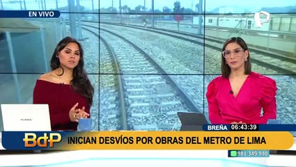 ¡Atención, conductores! Cierran Av. Arica por trabajos de la Línea 2 del Metro de Lima